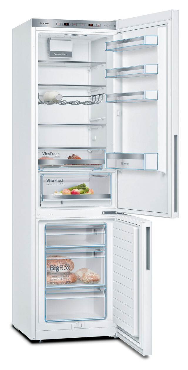 Serie 6 KGE39AWCA 249 l / 94 l Kühl-Gefrierkombi freistehend 149 kWh Jahr  (Weiß) 