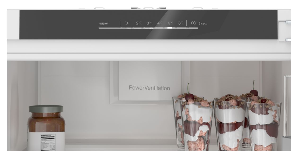 Serie 6 KIR81EDD0 310 l 177,5 cm Einbaukühlschrank EEK: D 91 kWh Jahr 