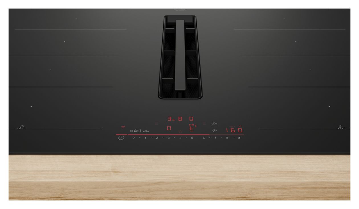Serie 6 PXL89BH26E autarkes 81 cm Induktionskochfeld 4 Kochzonen mit integriertem Dunstabzug 