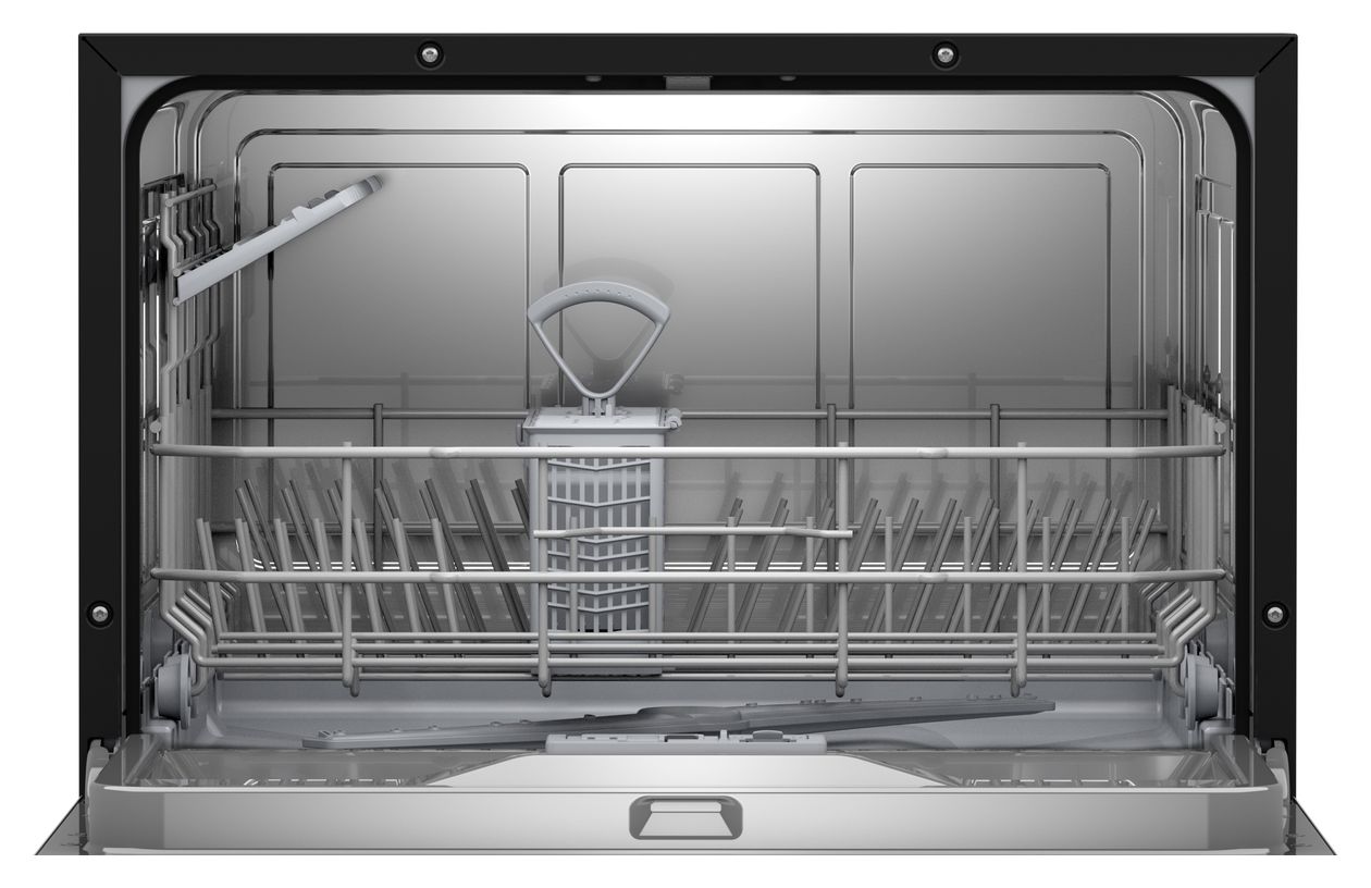 Serie 6 SKS6ITB00E Kompakt Geschirrspüler unterbaufähig Leise 6 Maßgedecke aquaStop Funktion 