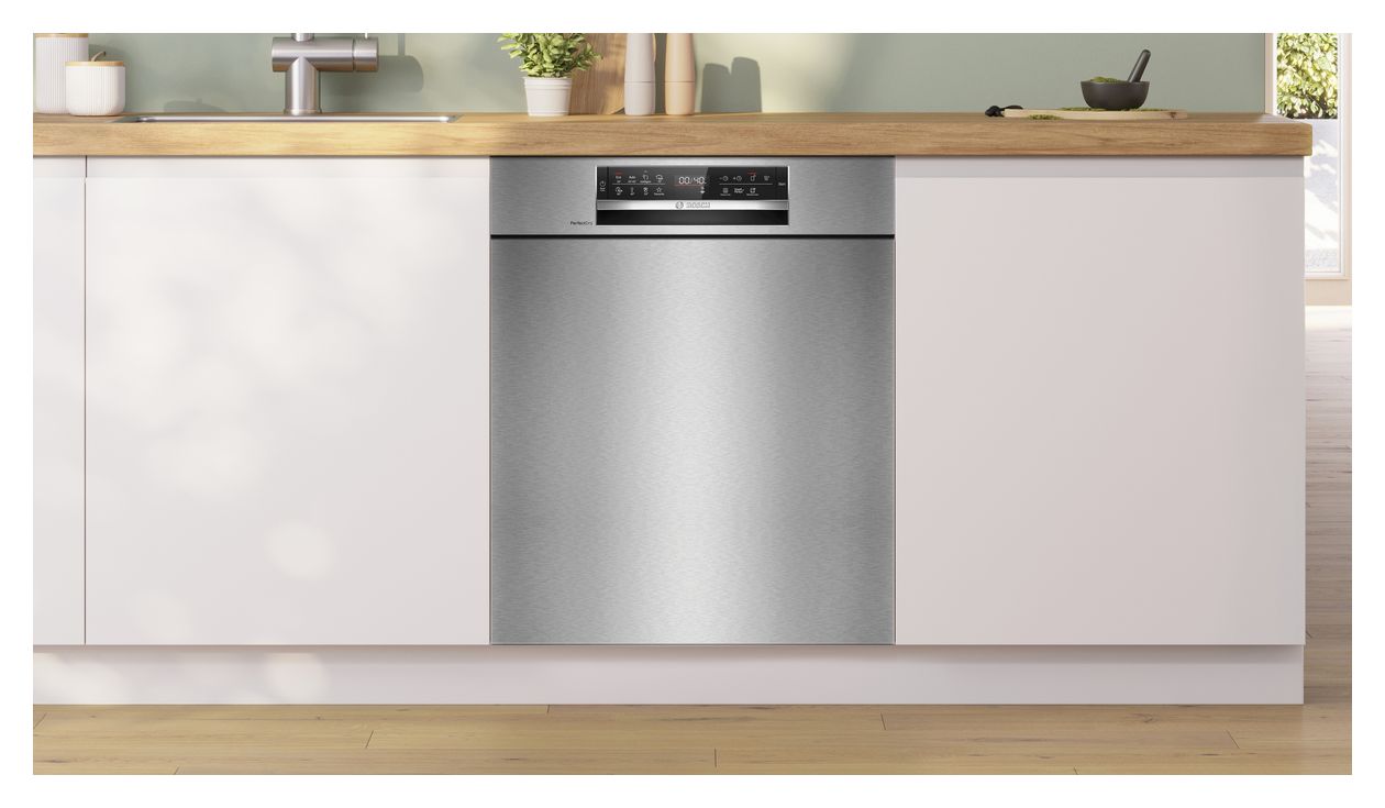 Serie 6 SMU6ZCS16E 60 cm Geschirrspüler teilintegriert (ohne Front) Sehr leise 14 Maßgedecke aquaStop Funktion Wärmetauscher 