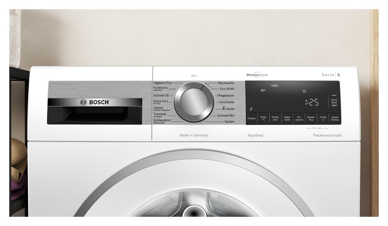 Serie 6 WGG244190 9 kg Frontlader Waschmaschine 1400 U/min AutoClean 