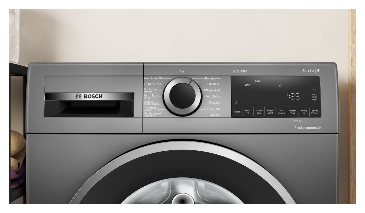 Serie 6 WGG244ZR90 9 kg Frontlader Waschmaschine 1400 U/min aquaStop Funktion 
