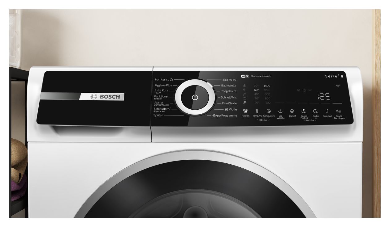 Serie 6 WGN244M7EX 9 kg Frontlader Waschmaschine 1400 U/min aquaStop Funktion 