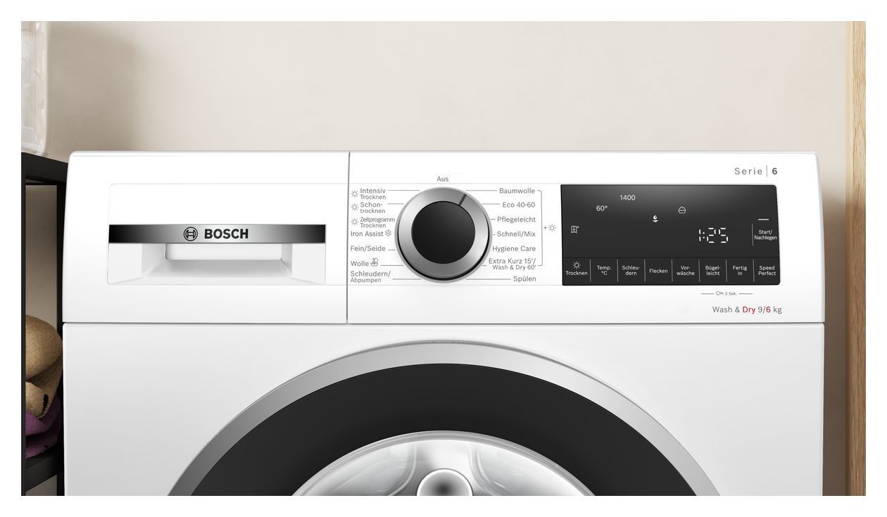 Serie 6 WNG24442 9 kg 6 kg Waschtrockner 1400 U/min 