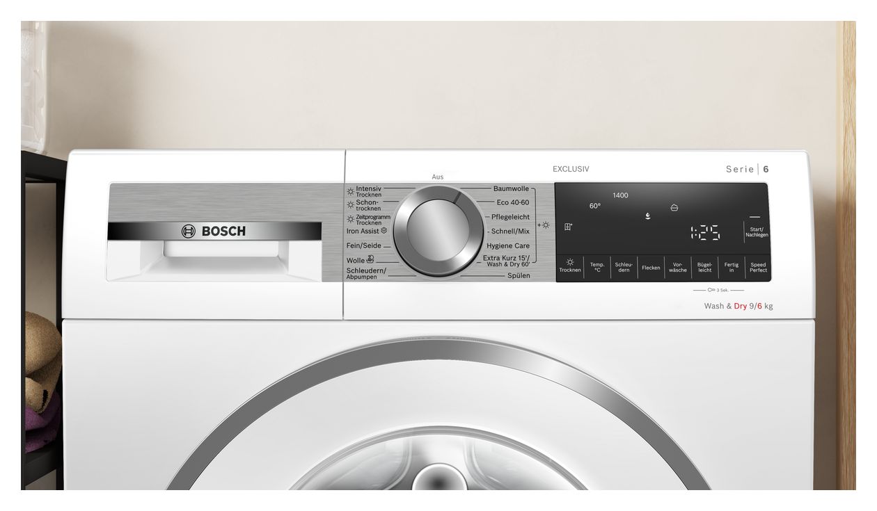 Serie 6 WNG24492 9 kg 6 kg Waschtrockner 1400 U/min 
