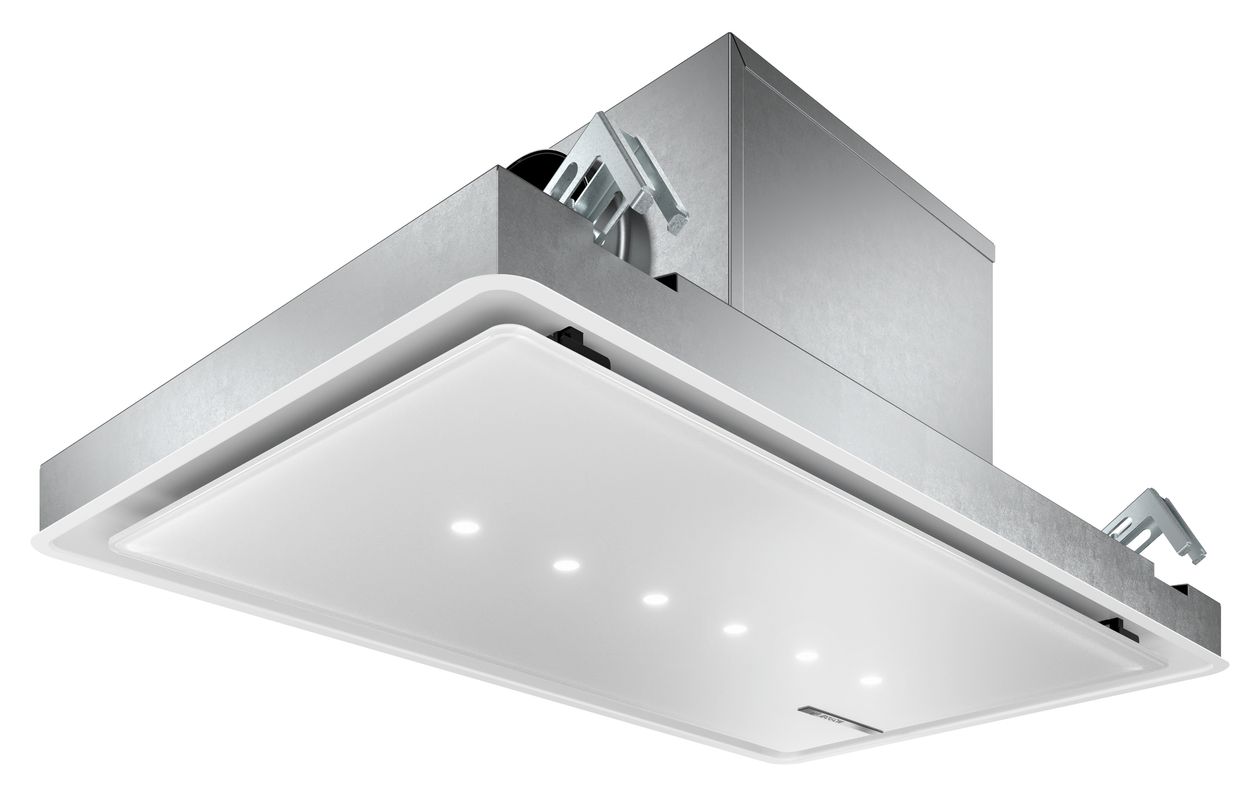 Serie 8 DRC99PS20 Abluft/Umluft Dunstabzugshaube/Esse Decke 91 cm (Silber) 