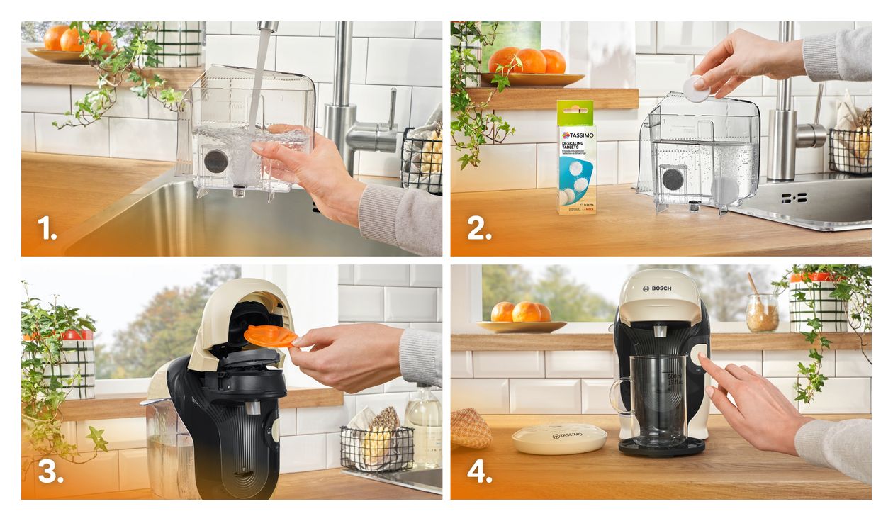 TAS112E Tassimo Style friendly Kaffeekapsel Maschine  (Cremefarben) 
