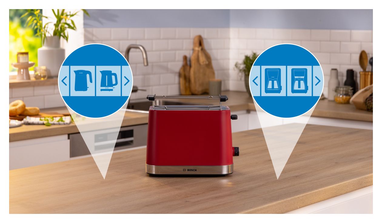 TAT4M224 MyMoment Toaster 950 W 2 Scheibe(n)  (Rot) 