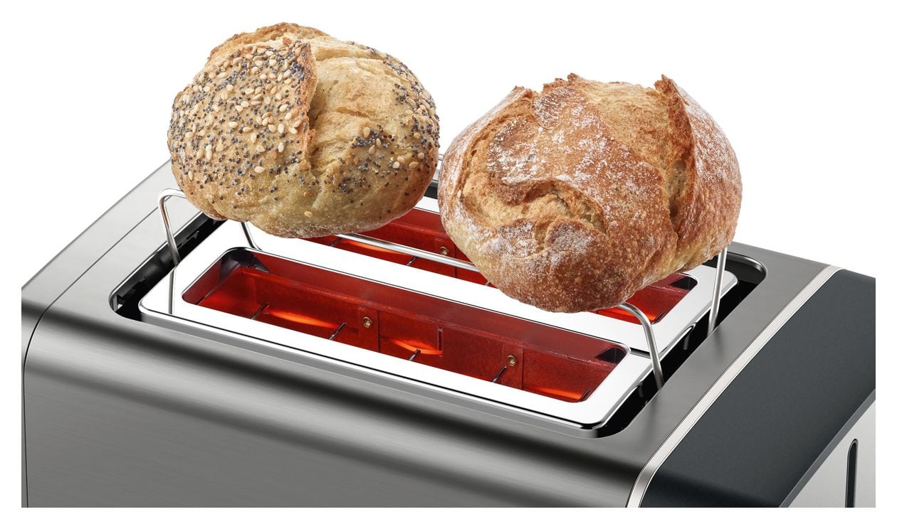 TAT5P425DE DesignLine Toaster 970 W 2 Scheibe(n)  (Anthrazit, Schwarz) 