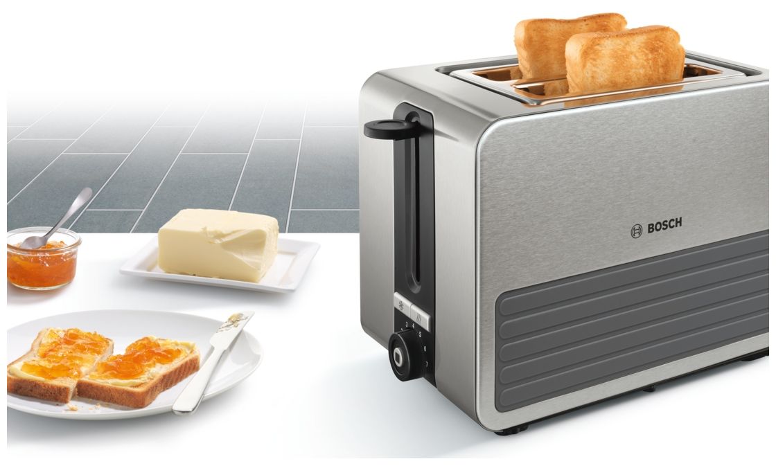 TAT7S25 CompactClass Toaster 1050 W 2 Scheibe(n) (Schwarz, Grau) 