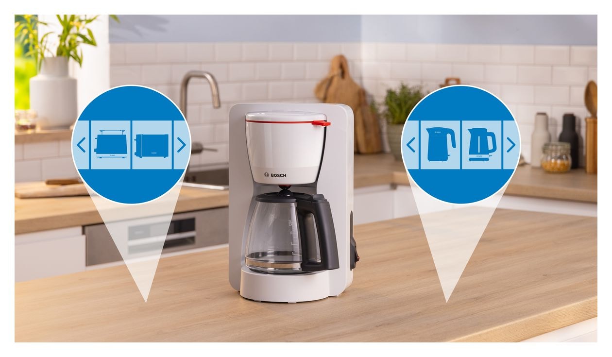 TKA2M111 MyMoment 15 Tassen Filterkaffeemaschine 1,2 l  (Weiß) 