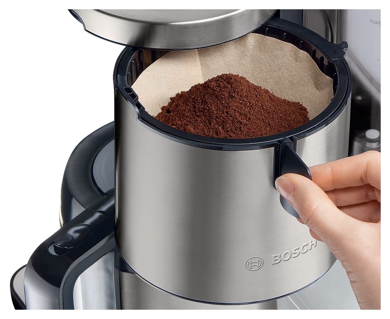 TKA8A681 Styline 8 Tassen Thermo Filterkaffeemaschine 1,1 l  (Edelstahl, Weiß) 