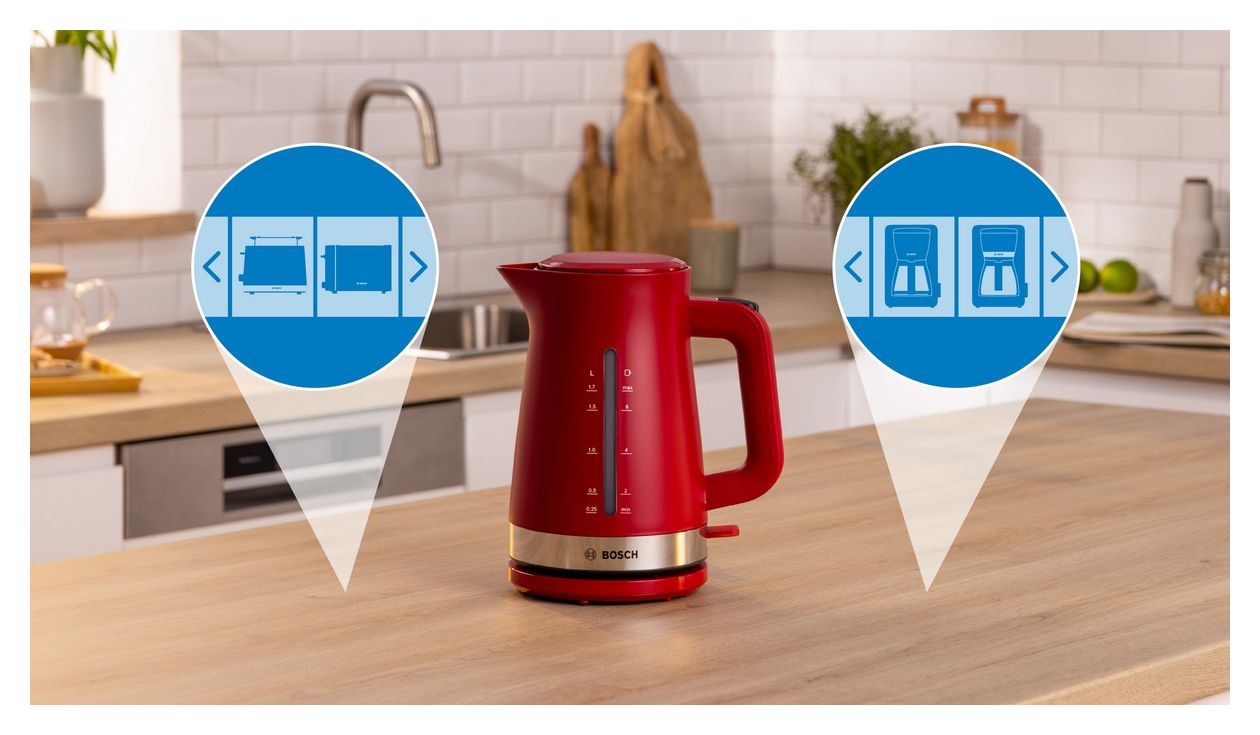 TWK4M224 MyMoment 1,7 l Wasserkocher 2400 W  (Rot) 