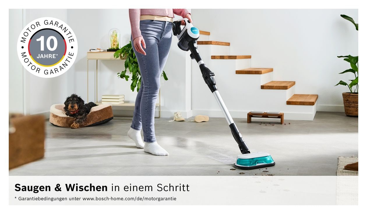 Unlimited 7 BSS712XHYG ProHygienic Aqua Handstaubsauger Beutellos bis 35 min Laufzeit 18 V HEPA (Aqua-Farbe, Schwarz, Silber, Weiß) 