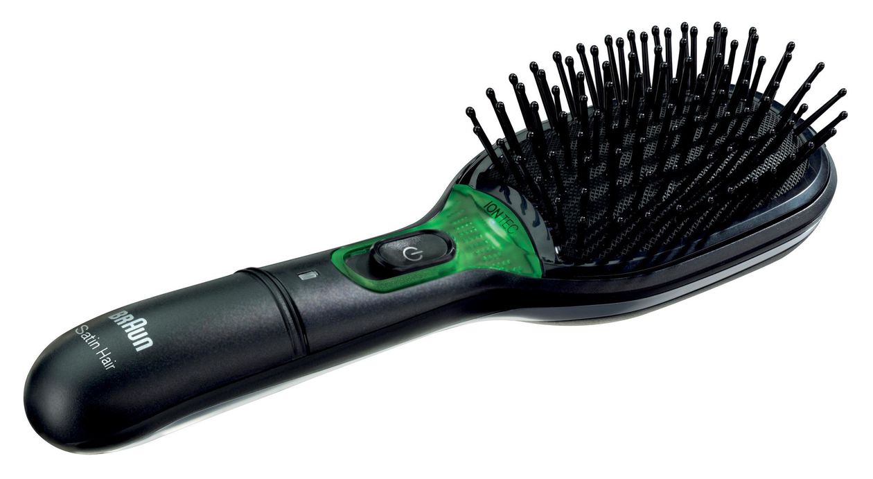 BR710 Satin Hair 7 Elektrische Haarbürste  (Schwarz) 
