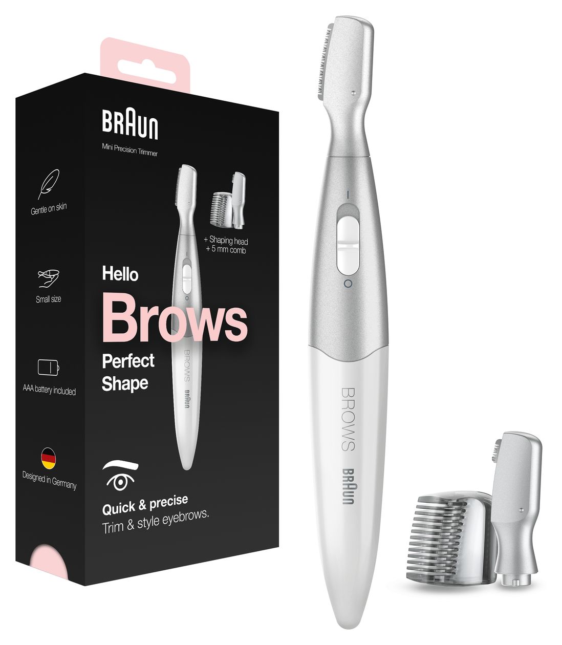 FG1106 Hello Brows Perfect Shape Trocken Rasierer 