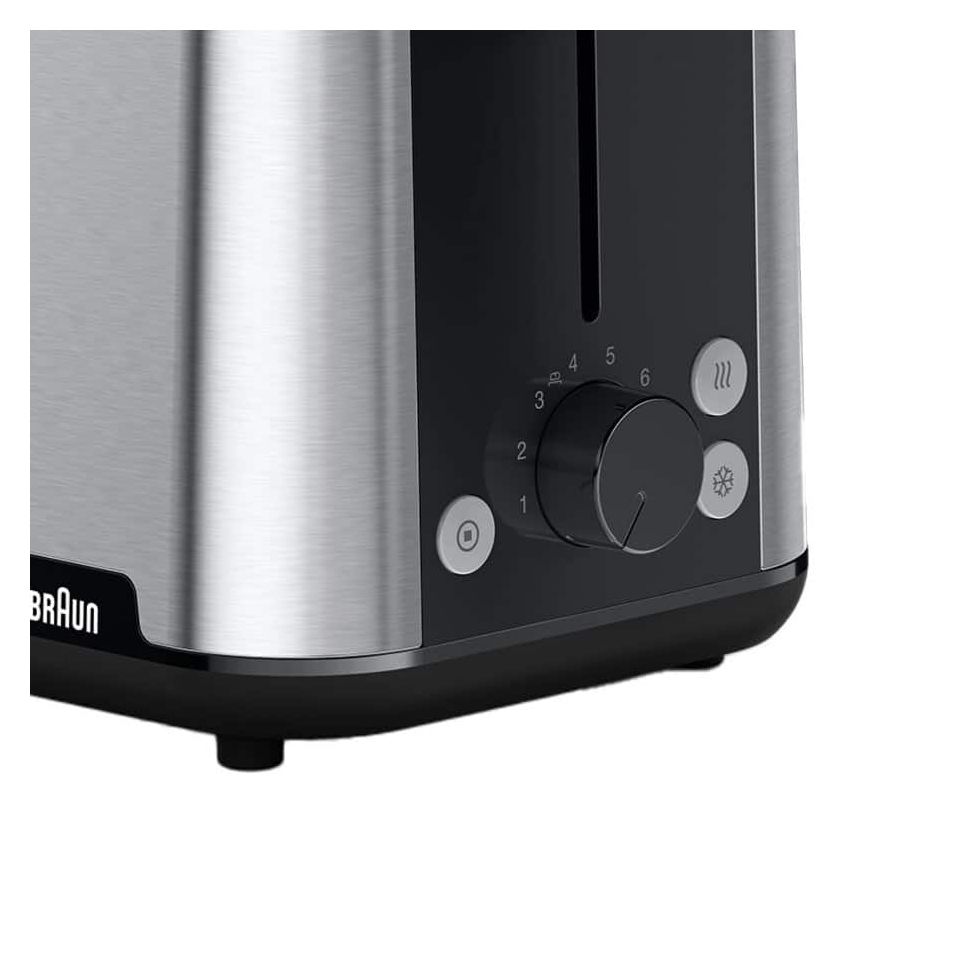 HT1510 PurShine Toaster 900 W 2 Scheibe(n) 8 Stufen  (Schwarz, Edelstahl) 