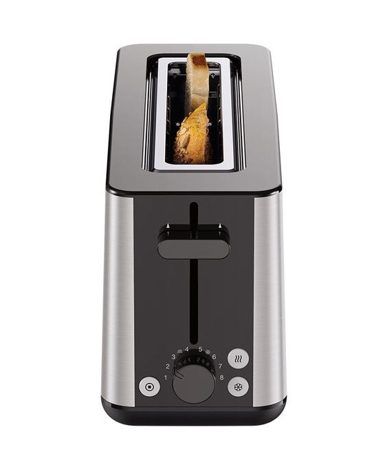 HT1610 PurShine Toaster 1030 W 8 Stufen  (Schwarz, Edelstahl) 