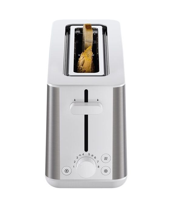 HT1610 PurShine Toaster 1030 W 8 Stufen  (Edelstahl, Weiß) 
