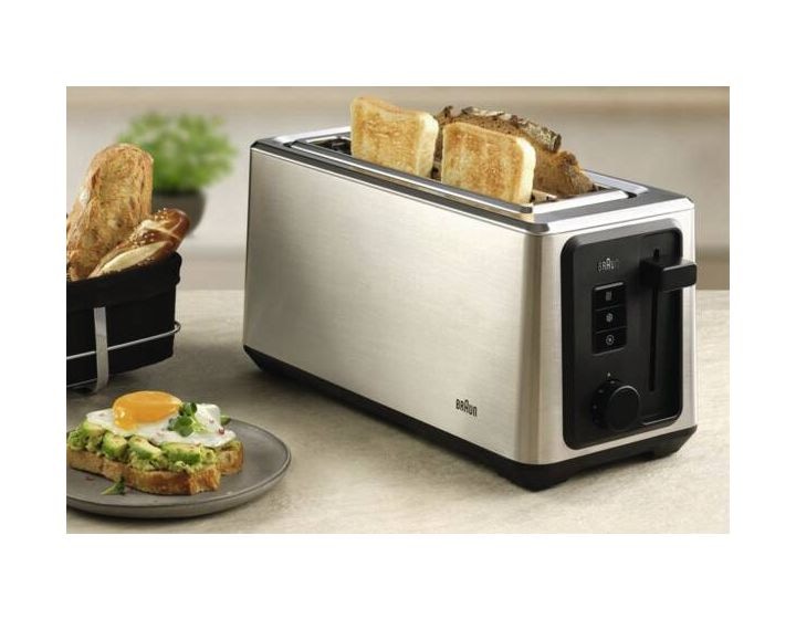 HT5220BK Toaster 1470 W 2 Scheibe(n)  (Schwarz, Edelstahl) 