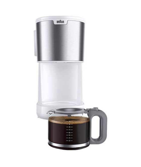 KF1500 PureShine 10 Tassen Filterkaffeemaschine  (Weiß) 