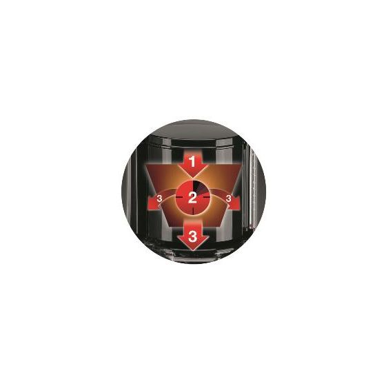 KF47/1 10 Tassen Filterkaffeemaschine  (Schwarz) 