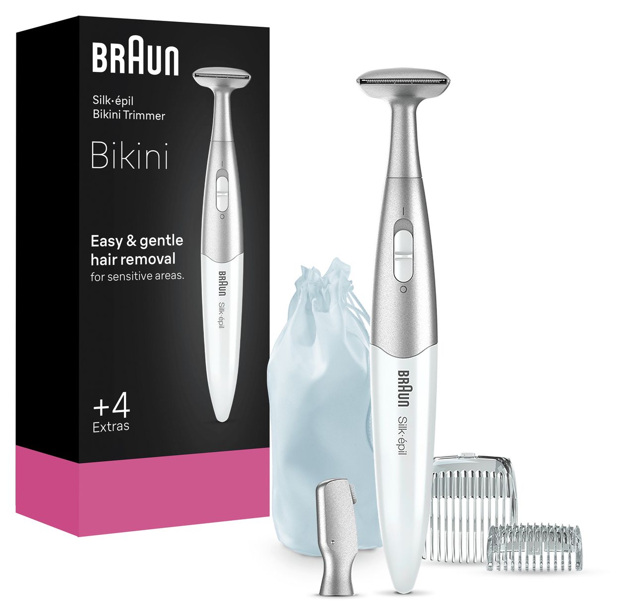Silk-epil FG1100 Bikini Styler Haarschneider Batterie 