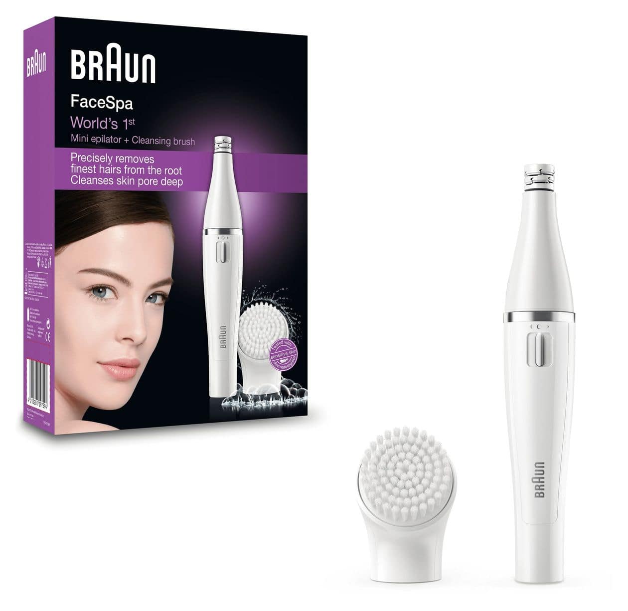 Silk-épil Face 810 Trocken Epilierer/Damenrasierer 