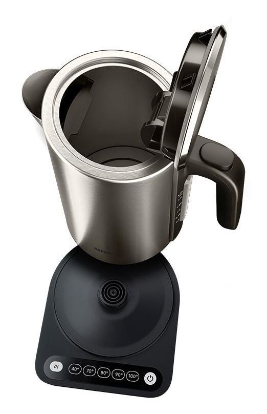 WK5205 ID Collection 1,7 l Wasserkocher 2200 W  (Schwarz, Edelstahl) 