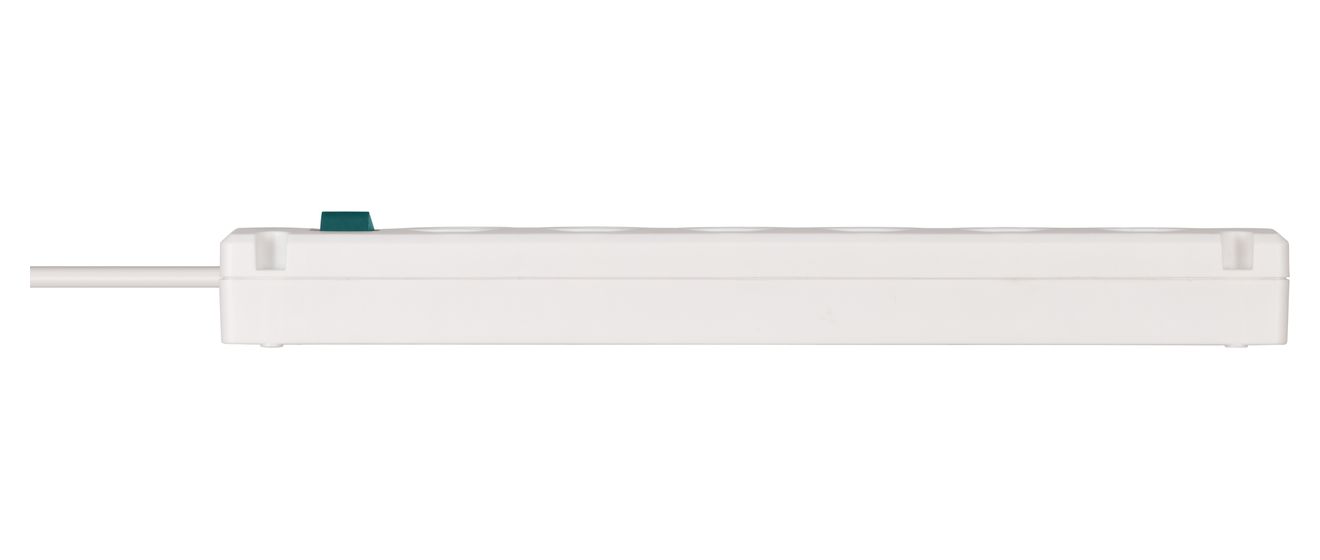 Bremounta Steckdosenleiste mit USB C-Ladefunktion 5-fach 3 m  (Weiß) 