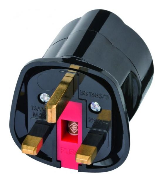 Travel Adapter earthed/GB 