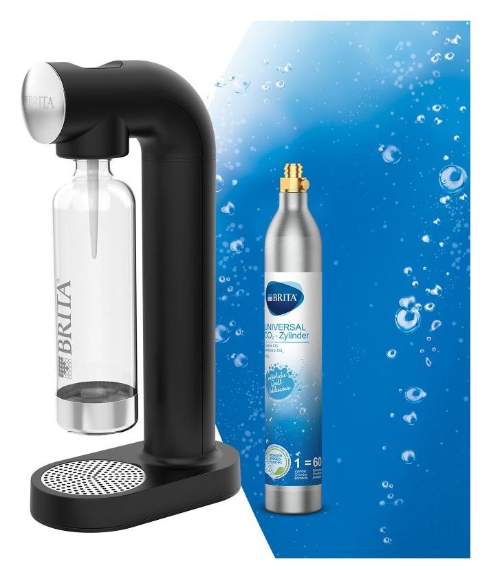 sodaONE Wassersprudler  (Schwarz, Silber) 