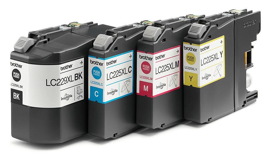 LC-229XLVALBP originale Druckerpatronen Schwarz, Cyan, Magenta, Gelb 2400 Seiten 