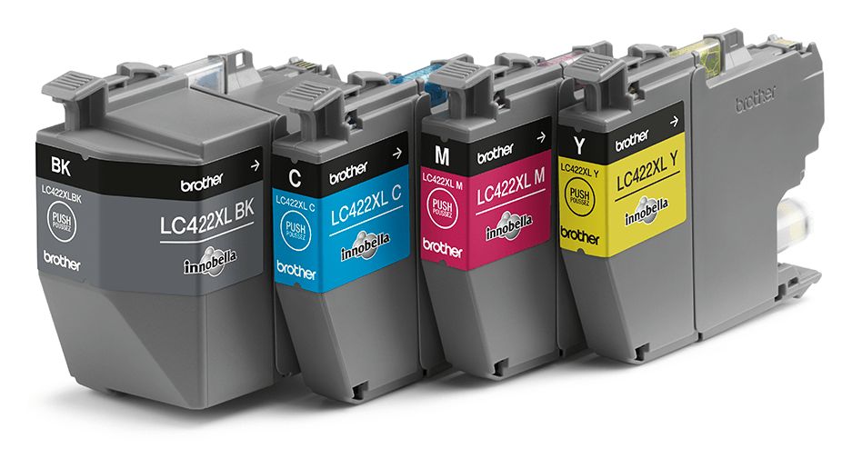 LC-421XLVAL originale Druckerpatronen Schwarz, Cyan, Magenta, Gelb 3000 Seiten 
