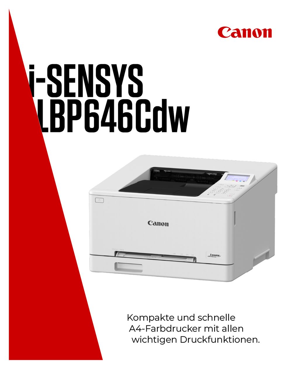 i-SENSYS LBP646Cdw A4 Laser Drucker 1200 x 1200 DPI 25 Seiten pro Minute 