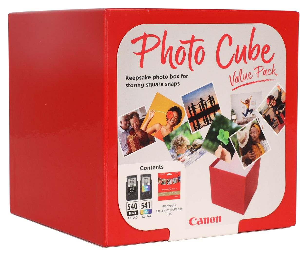 PG-540/CL-541 Photo Cube Value Pack originale Druckerpatronen Schwarz, Cyan, Magenta, Gelb 