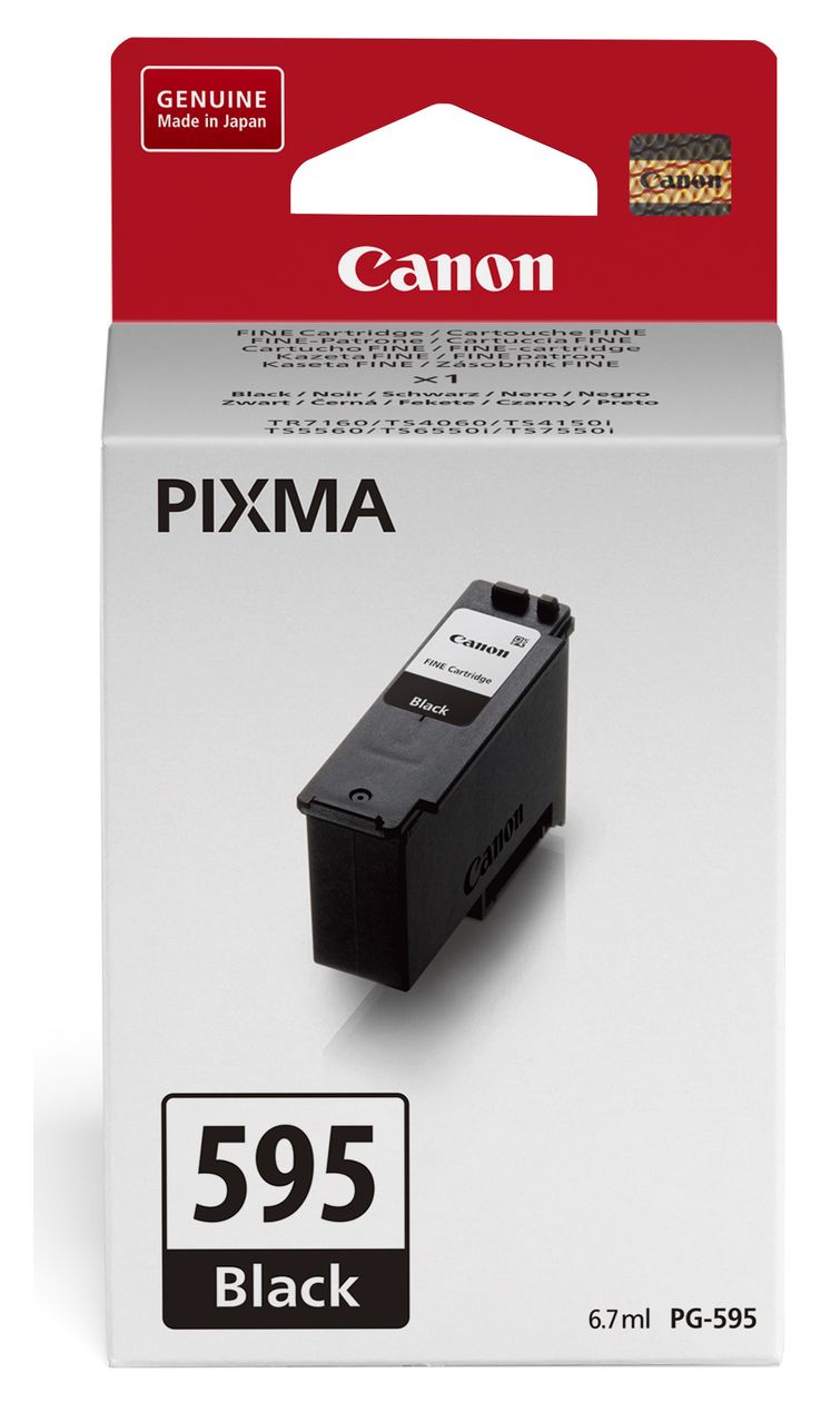 PG-595 originale Druckerpatronen Schwarz 180 Seiten 