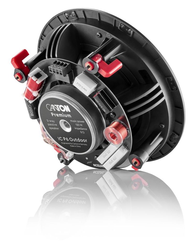 InCeiling P6 60 W 2-Wege Lautsprecher  (Schwarz) 