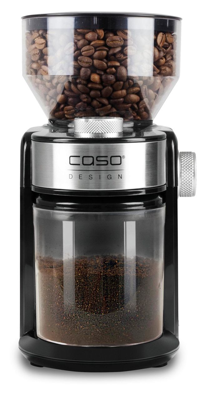 1833 Barista Crema Kaffeemühle für 190 g 150 W (Schwarz, Edelstahl, Transparent) 