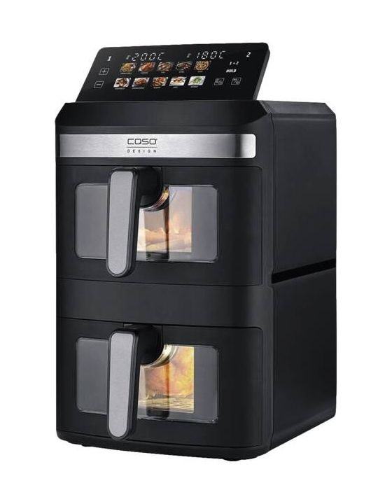 3189 AirFry DuoTower Doppel Heißluftfritteuse 6,2 l 2800 W  (Schwarz) 