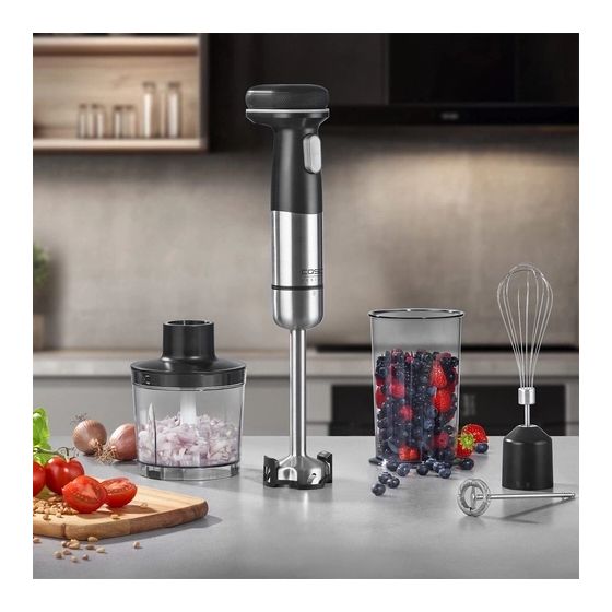 3605 Click & Mash 0,7 l Standmixer 180 W  (Schwarz, Edelstahl) 