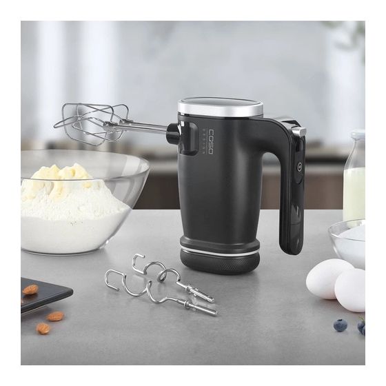 3630 Click & Mix Handmixer 150 W 8 Stufen  (Schwarz, Silber) 