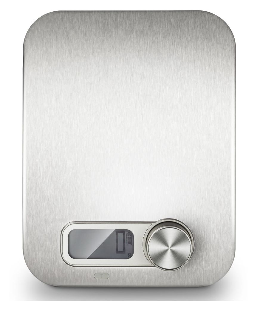 Kitchen Energy Elektronische Küchenwaage bis 5 kg Genauigkeit 1 g  (Edelstahl) 