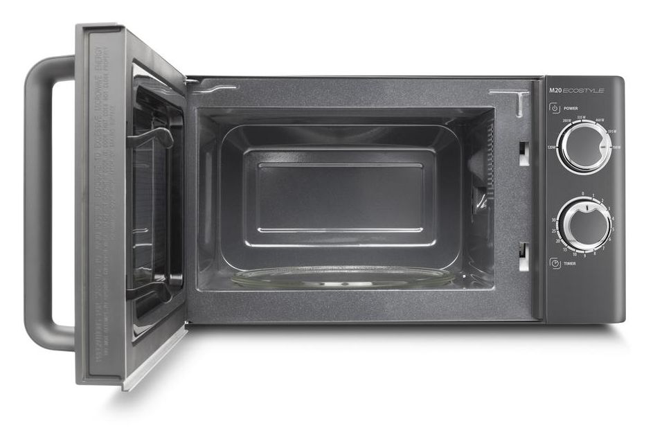 M20 Ecostyle Freistehende Mikrowelle 700 W Größe: klein 6 Stufen  (Schwarz) 