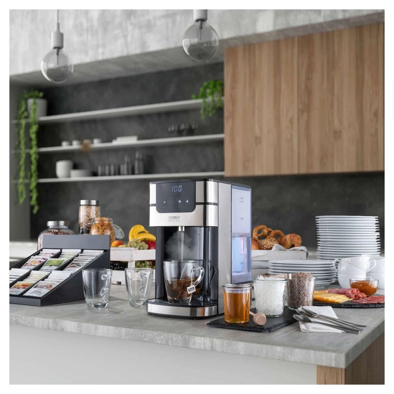 PerfectCup 1000 Pro Teemaschine  (Schwarz, Edelstahl) 