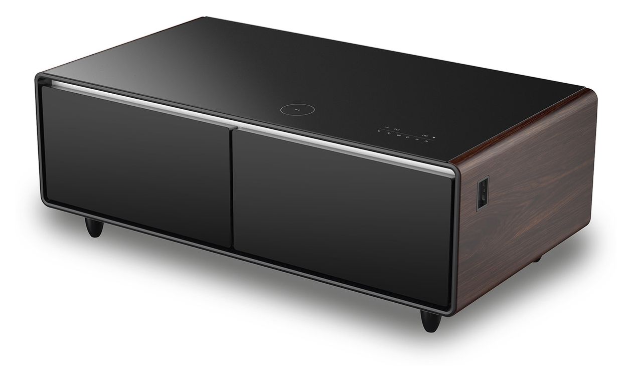 Sound & Cool 135 l Tischkühlschrank EEK: F 91 kWh Jahr  (Schwarz) 