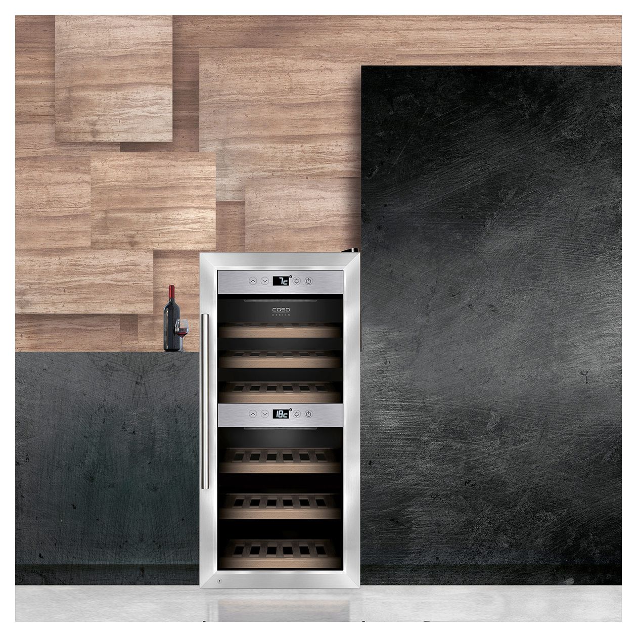 WineComfort 240 Smart Weinkühler Freistehend EEK: G 2 Zonen 24 Flasche(n) 