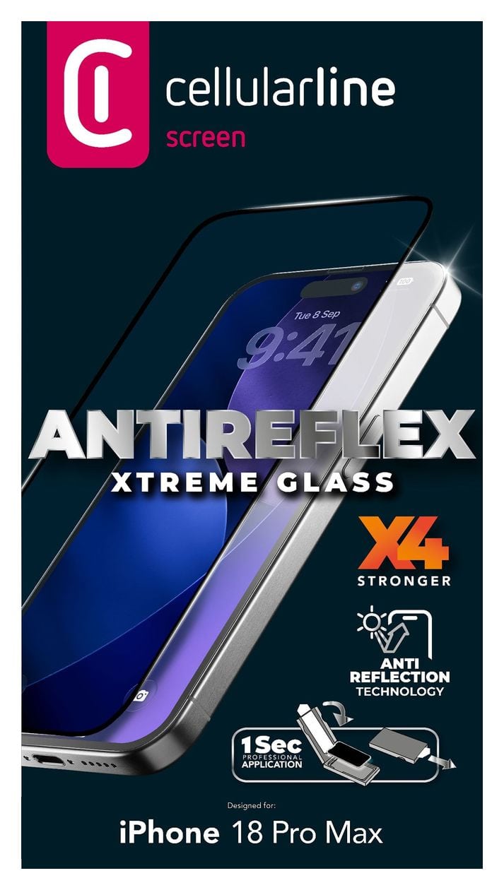 ANTIREFLEX XTREME GLASS - IPHONE 17 PRO MAX / 18 PRO MAX 