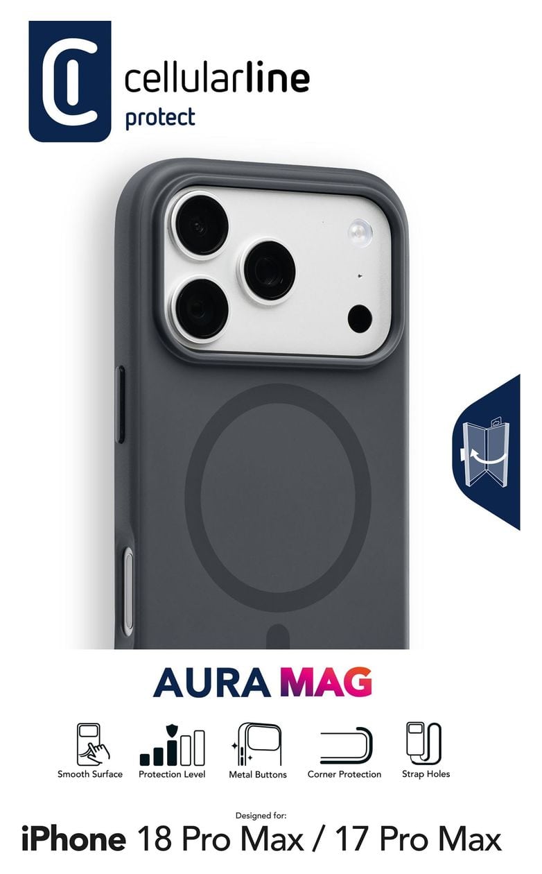 Aura Mag Cover für Apple iPhone 18 Pro Max  (Schwarz) 